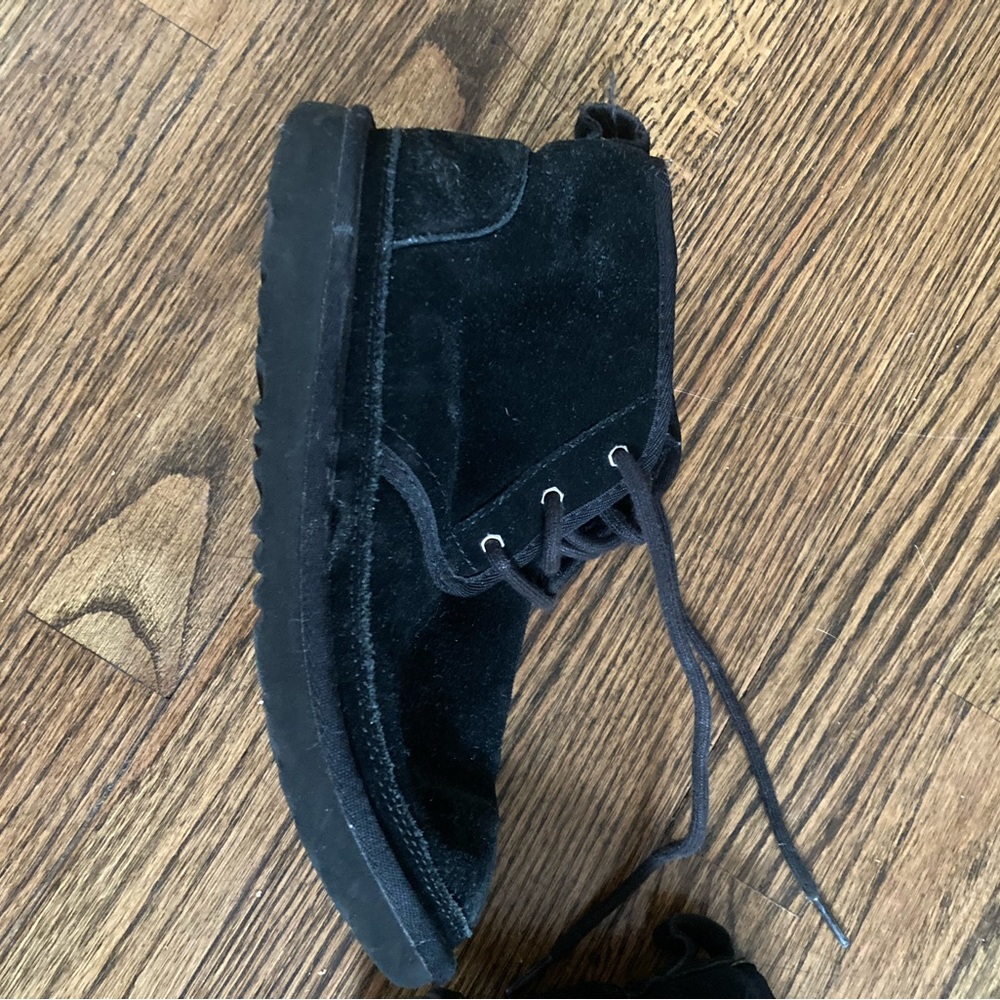 UGG Black Suede Ankle Boots womens